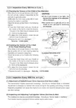 yanmar-4lha-htp-to-4lha-stzp-marine-diesel-engine-operation-manual-49961-205431-troubleshooting-55.webp Yanmar 4LHA-HTP series V-belt tension inspection and adjustment diagram for the alternator.