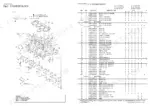 yanmar-4lha-ste-to-4lha-htzp-vertical-water-cooled-four-cycle-diesel-engine-parts-catalog-0cr10-g47802-engine-parts-6.webp Yanmar 4LHA Series cylinder block exploded view and parts list.