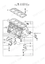 yanmar-4tn84l-rb-to-4ln84l-rbfvm-engine-parts-catalog-y00b4002-engine-parts-3.webp Yanmar 4TN84L-RB, 4TN84L-RBF, 4TN84L-RBVM, 4LN84L-RBFVM, 4TN84L-RB/F exploded view diagram of the engine cylinder block.