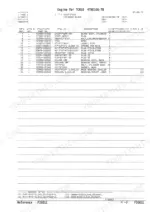 yanmar-4tne106-tb-engine-parts-catalog-y00d7510-parts-list-5.webp Yanmar 4TNE106-TB, TCR50 4TNE106-TB parts list table for cylinder block components, bearings, and head gaskets.