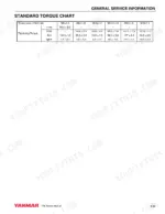 yanmar-4tne92-nmh-4tne92-nmha-4tne98-nmh-industrial-engines-service-manual-0b2991-u0001-torque-53.webp Yanmar 4TNE92-NMH, 4TNE92-NMHA, 4TNE98-NMH standard torque chart table for M6 to M16 thread sizes in in-lbs, ft-lbs, N-m, kgf-m.