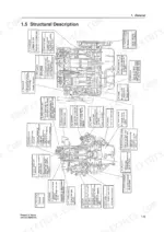 yanmar-4tne94-to-4tne106t-industrial-diesel-engine-service-manual-hinshi-h8013-r1-exploded-view-19.webp Yanmar 4TNE engine structural description diagram with component callouts.