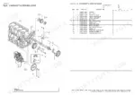 yanmar-4tne98-bqflc-forklift-parts-catalog-y00w2770-page-9.webp Yanmar 4TNE98-BQFLC, Forklift: Exploded view parts diagram and list for camshaft and driving gear components.