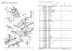 yanmar-4tne98-nmh-engine-parts-catalog-0cw10-g01400-fuel-parts-14.webp Yanmar 4TNE98-NMH, NACCO fuel injection pump exploded view diagram and parts list with reference numbers.