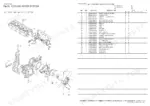 yanmar-4tne98-sa-4tne98-g1a-engine-parts-catalog-0cr10-g45800-cooling-parts-13.webp Yanmar 4TNE98-SA, 4TNE98-G1A cooling water system exploded view diagram and parts list with pump, thermostat, and fan.