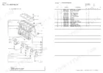 yanmar-4tne98-sa-4tne98-g1a-engine-parts-catalog-y00r4580-engine-parts-1.webp Yanmar 4TNE98-SA, 4TNE98-G1A exploded view of cylinder block components, main bearings, and parts list table.