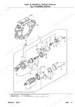 yanmar-4tnv86ct-ptb-engine-parts-catalog-yoof2161-electrical-parts-37.webp Yanmar 4TNV86CT-PTB, P-TB260BEAC, 4JH-DT, 4JH-DTZ, 4JH-DTZA, 4JH-DTZY, 4JH-DTZP exploded view of starting motor components.