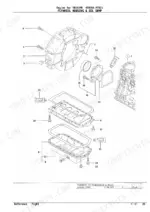 yanmar-4tnv88-ptbz1-engine-parts-catalog-yoof2161-page-8.webp Yanmar 4TNV88-PTBZ1 exploded view of flywheel housing and oil sump.