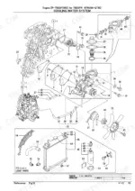 yanmar-4tnv88-qtbz-engine-parts-catalog-p-tb53febb-cooling-parts-24.webp Yanmar 4TNV88-QTBZ, TB53FR cooling water system exploded view diagram.