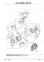 yanmar-4tnv98ct-wtb-engine-parts-catalog-yoof2161-exhaust-parts-18.webp Yanmar 4TNV98CT-WTB, P-TB290EBA exploded view diagram of the Diesel Particulate Filter (DPF) assembly and components.