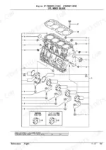 yanmar-4tnv98ct-wtbz-engine-parts-catalog-yoof2161-engine-parts-6.webp Yanmar 4TNV98CT-WTBZ exploded view of cylinder block