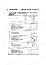 yanmar-6cx-m-ete-marine-diesel-engine-operator-manual-499613-00241-maintenance-35.webp Yanmar 6CX(M)-ETE periodical check and service maintenance schedule table for engine systems and components.
