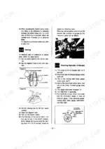 yanmar-6cx-m-ete-marine-diesel-engine-operator-manual-499613-00241-operations-25-1.webp Yanmar 6CX(M)-ETE manual page showing engine turning procedures, clutch handle diagrams, and gauge operation checks.