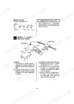 yanmar-6cx-m-ete-marine-diesel-engine-operator-manual-499613-00241-troubleshooting-48.webp Yanmar 6CX(M)-ETE manual page showing battery replacement steps and electrical bilge pump installation diagram.