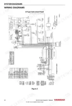 yanmar-6lpa-series-marine-engines-operation-manual-0a6lp-g00101-wiring-96.webp Yanmar 6LPA series wiring diagram for B-type instrument panel, including engine harness and starter switch connections.