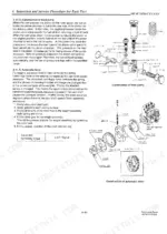 yanmar-6ly-m-ute-6ly-m-ste-marine-diesel-engine-service-manual-hinshi-h7004-troubleshooting-75.webp Yanmar 6LY(M)-UTE, 6LY(M)-STE exploded views of feed pump and automatic timer with assembly procedures and torque specs.