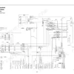 Yanmar 6LY3-ETP, 6LY3-STP, 6LY3-UTP electrical wiring diagram for Teleflex digital display and engine harness system.