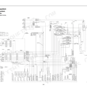 Yanmar 6LY3-ETP, 6LY3-STP, 6LY3-UTP electrical wiring diagram for Teleflex digital display and engine harness system.