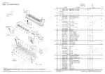 yanmar-6lya-stp-6lya-ste-6lya-ute-diesel-engine-parts-catalog-0cr10-m45603en-engine-parts-12.webp Yanmar 6LYA Series cylinder head exploded view diagram and parts list with valve train components.