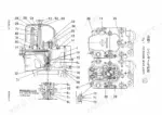 yanmar-6n18-a-l-v-marine-auxiliary-engine-operation-manual-06-6n18-a-v-h-22e-exploded-view-196.webp Yanmar 6N18(A)L-V exploded view diagram of cylinder head assembly and fuel oil valve for indirect cooling type.