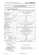 yanmar-6n18-a-l-v-marine-auxiliary-engine-operation-manual-06-6n18-a-v-h-22e-specs-23.webp Yanmar 6N18(A)L-V engine specification table, model designation breakdown, and cylinder configuration diagram.