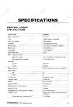 yanmar-8sy-stp-marine-engines-operation-manual-0asym-g00201-fluid-capacities-75.webp Yanmar 8SY-STP, 8SY Marine Engines, 8SY Series, 8SY principal engine specifications table including bore, stroke, and power.