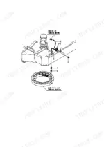 yanmar-b08-crawler-backhoe-parts-catalog-y00k2693-boom-parts-132.webp Yanmar B08, B08 G, B08 Y, B08 EX, B08 AY, 3TN66A-(E) UB, 3TN66L-UB exploded view of turning motor and turning bearing.