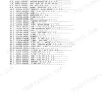 Yanmar B12, B17, B12-P, B12-PR, B17-P, B17-PR, 3TNA72L-UBA, 3TNA72L-UBB parts list for engine bed, radiator, and cooling system.