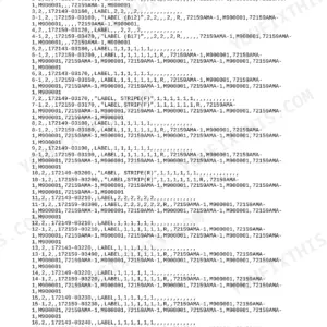 Yanmar B12, B17, B12-P, B12-PR, B17-P, B17-PR, B12/B17, B12P AY EP, B12PR AY EP, B17P AY EP, B17PR AY EP, B12C(R)AY EP, B17C(R)AY EP parts list for machine labels and decal sets.