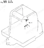 yanmar-b17-2-crawler-backhoe-parts-catalog-000y00s3390-chassis-parts-30.webp Yanmar B17-2 Parts Catalog - exploded view of heater assembly components.