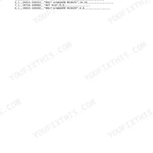 Yanmar B17-2, 3TNE68L-UBD parts list for engine mount assembly, including mounts, stoppers, cushions, and hardware.