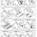 Yanmar B2-5 pictorial index page 2/8 showing battery, wiring, lamps, and control components.