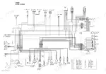 Yanmar B2-5 wiring diagram showing electrical circuits, fuses, and components.