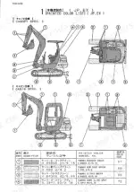 yanmar-b22-2b-crawler-back-hoe-parts-catalog-y00k3452-parts-list-3.webp Yanmar B22-2B painted color list diagram for canopy and cabin specifications with Munsell color codes and descriptions.