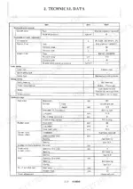 yanmar-b25v-excavator-service-manual-44199040-specs-26.webp Yanmar B25V technical data table showing hydraulic, lock, swing device, and undercarriage specifications.
