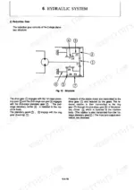 yanmar-b25v-excavator-service-manual-44199040-troubleshooting-273.webp Yanmar B25V hydraulic system diagram showing the 2-stage planetary reduction gear structure and operation.