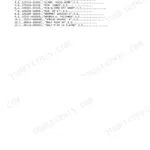 Yanmar B27-2 parts list for accelerator lever and cable components including pins, grommets, washers, and bolts.