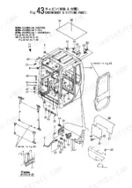yanmar-b37-2a-crawler-backhoe-parts-catalog-y00k3251-cab-parts-106.webp Yanmar B37-2A exploded view diagram of cabin body and fitting parts, showing frame, door, and mounting hardware.