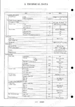 Yanmar B37V technical data table showing hydraulic, swing device, and undercarriage specifications.
