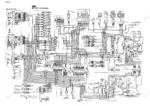 yanmar-b4u-1-crawler-backhoe-parts-catalog-y00k3701-wiring-7.webp Yanmar B4U-1 wiring diagram showing electrical circuits, fuse box connections, switches, and component pinouts.