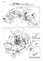 Yanmar B50-2B C(R)F, B50-2B C(R)S, B50-2B P(R)F, B50-2B P(R)S, B50-2B C(R)AS, B50-2B P(R)AS, B50-2B electrical parts diagram.