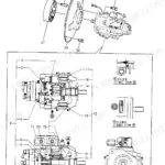 Yanmar B50-2B C(R)F, B50-2B C(R)S, B50-2B P(R)F, B50-2B P(R)S, B50-2B C(R)AS, B50-2B P(R)AS, B50-2B exploded view of hydraulic pump