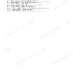 Yanmar B50, B50-1, B50-C[R], 4TN84L-RBD parts list for exhaust pipe, muffler flange, gaskets, and air intake components.