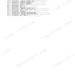 Yanmar B55W-1, 4TNV94L-PDBWE parts list for engine mounts, brackets, bolts, washers, and lock nuts.