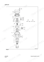 yanmar-b55w-1-wheel-excavator-shop-manual-023-00067e-exploded-view-114.webp Yanmar B55W-1 exploded view parts list diagram of the swing reduction gearbox assembly with numbered components.