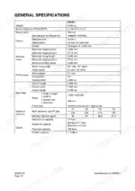 yanmar-b55w-1-wheel-excavator-shop-manual-023-00067e-specs-56.webp Yanmar B55W-1 general specifications table including engine, working range, performance, hydraulic pressure, and fluid capacities.