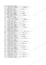 yanmar-b6u-to-4tne88-3cy-excavator-parts-catalog-000y00k3202-parts-list-10.webp Yanmar B6U, B6U-1, 4TNE88-3BY, 4TNE88-3CY parts list table showing brackets, bolts, washers, spacers, and cushions.