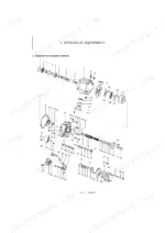 yanmar-b7-3-us-excavator-service-manual-4630010-exploded-view-98.webp Yanmar B7-3(US) exploded view of hydraulic equipment pump assembly with numbered components and internal parts.