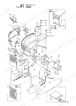 yanmar-b7-p-r-to-ammann-crawler-backhoe-parts-catalog-y00k2761-1-cab-parts-103.webp Yanmar B7-P(R), B7-C(R), B7(R) CABIN, B7(R) CANOPY, B7(R) AUSTRALIA, B7(R) EUROPE, B7(R) AMMANN exploded view of bonnet assembly