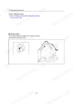 Yanmar B7-SIGMA (EP) hydraulic circuit diagram showing pedal operation and oil flow system for attachment mounting.